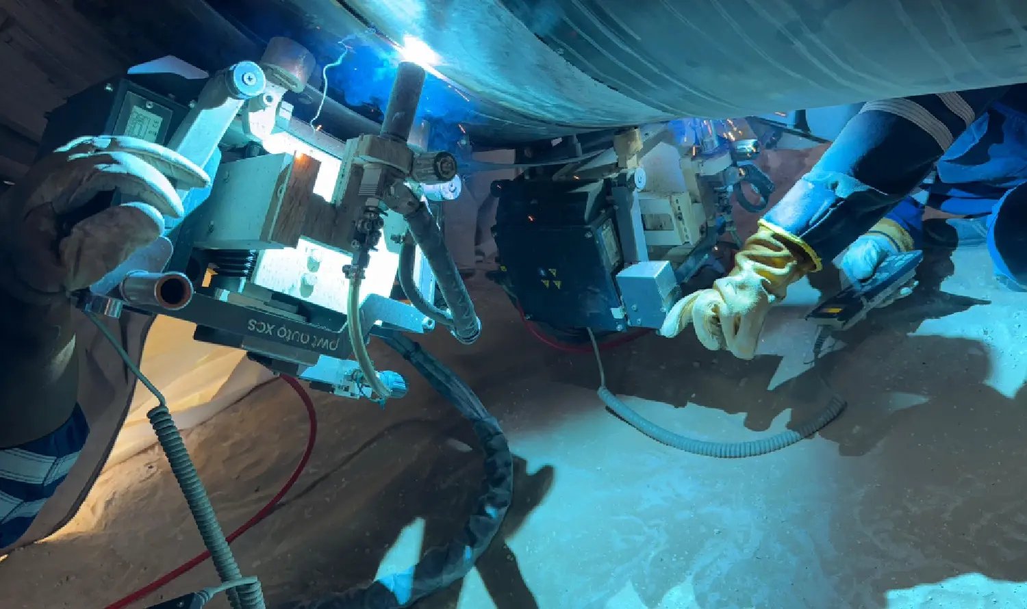 AUTOMATIC WELDING QAPQA gcs margham sunrise pipeline construction