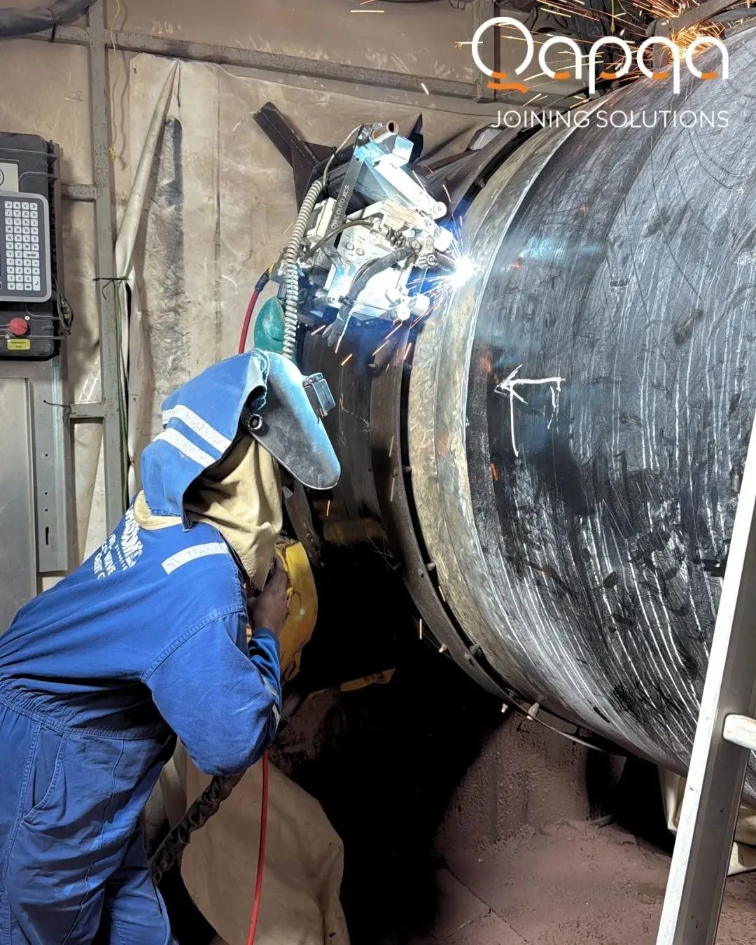Automatic Welding on the First NDRC Crossing of Project Wave