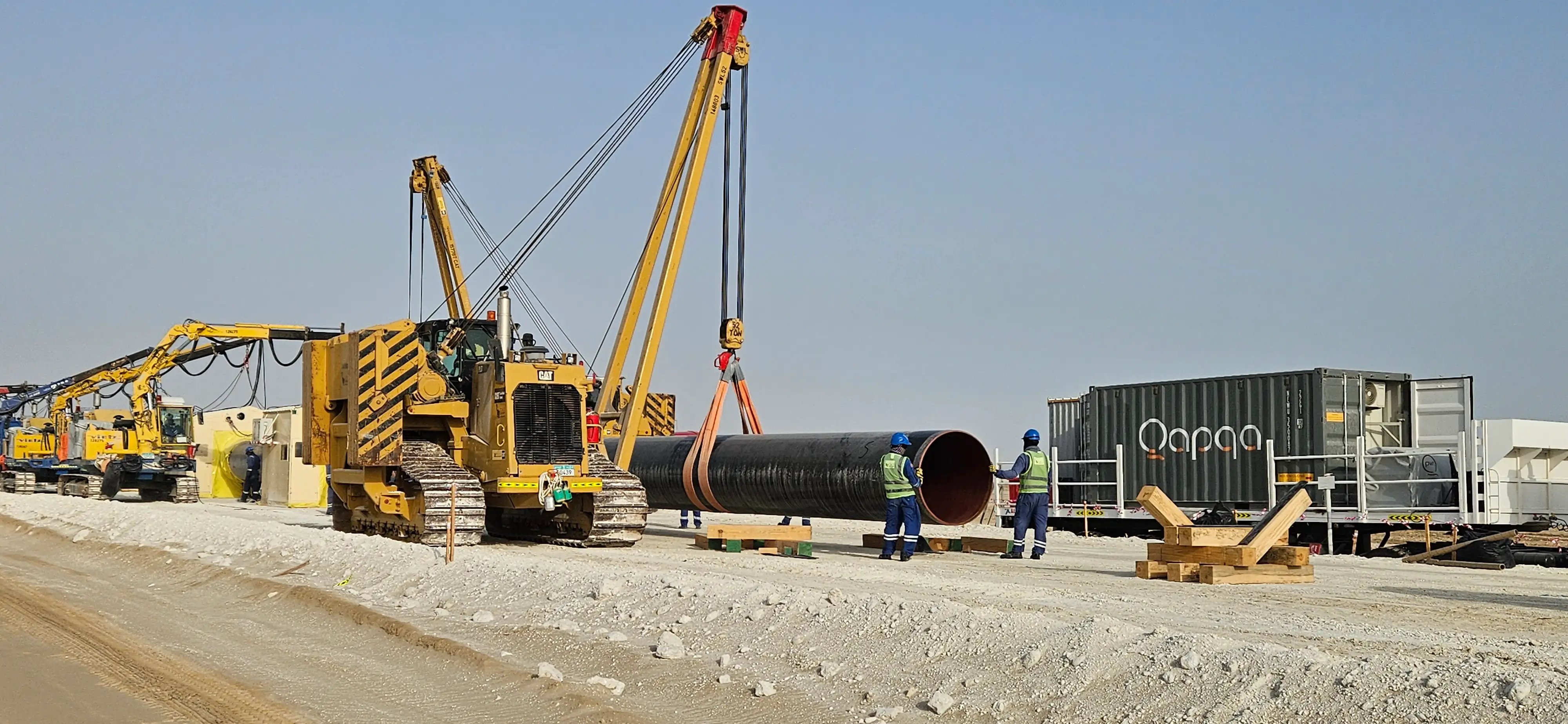 Qapqa CAT Sales Gas Pipeline Package #3 project in the UAE