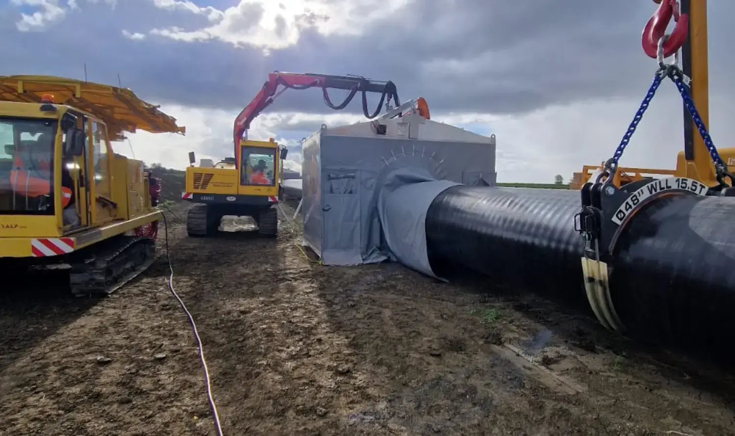 S.A.L.P - Sestino - Minerbio DN1200 Pipeline qapqa automatic welding