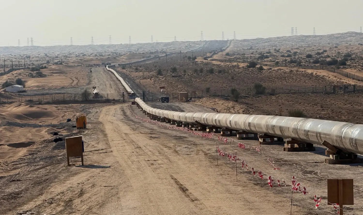 gcs margham sunrise pipeline construction