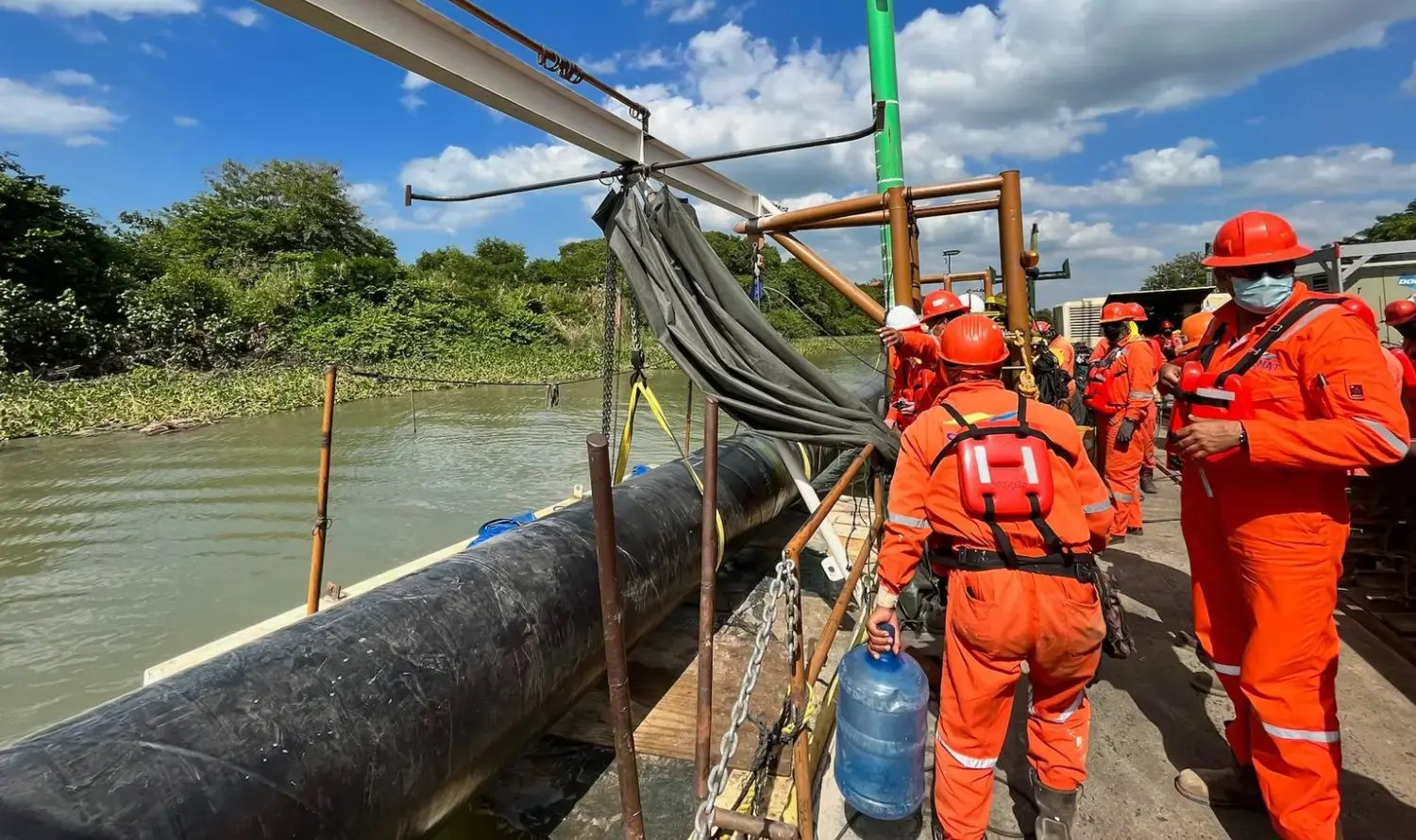 pipeline Van Oord Dos Bocas Refinery Project Qapqa in Mexico