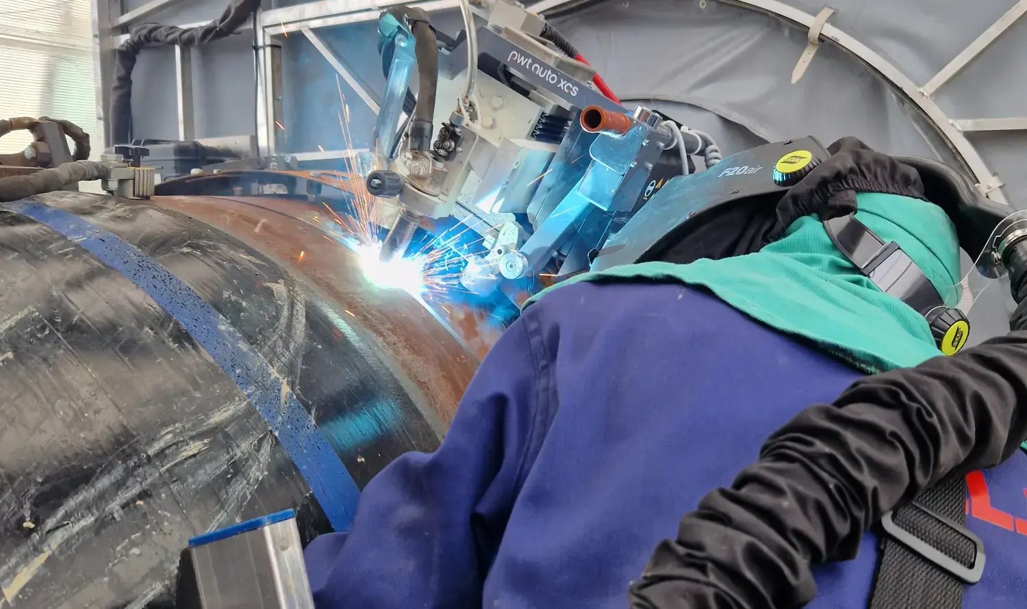 pipeline automatic welding S.A.L.P - Sestino - Minerbio DN1200 qapqa