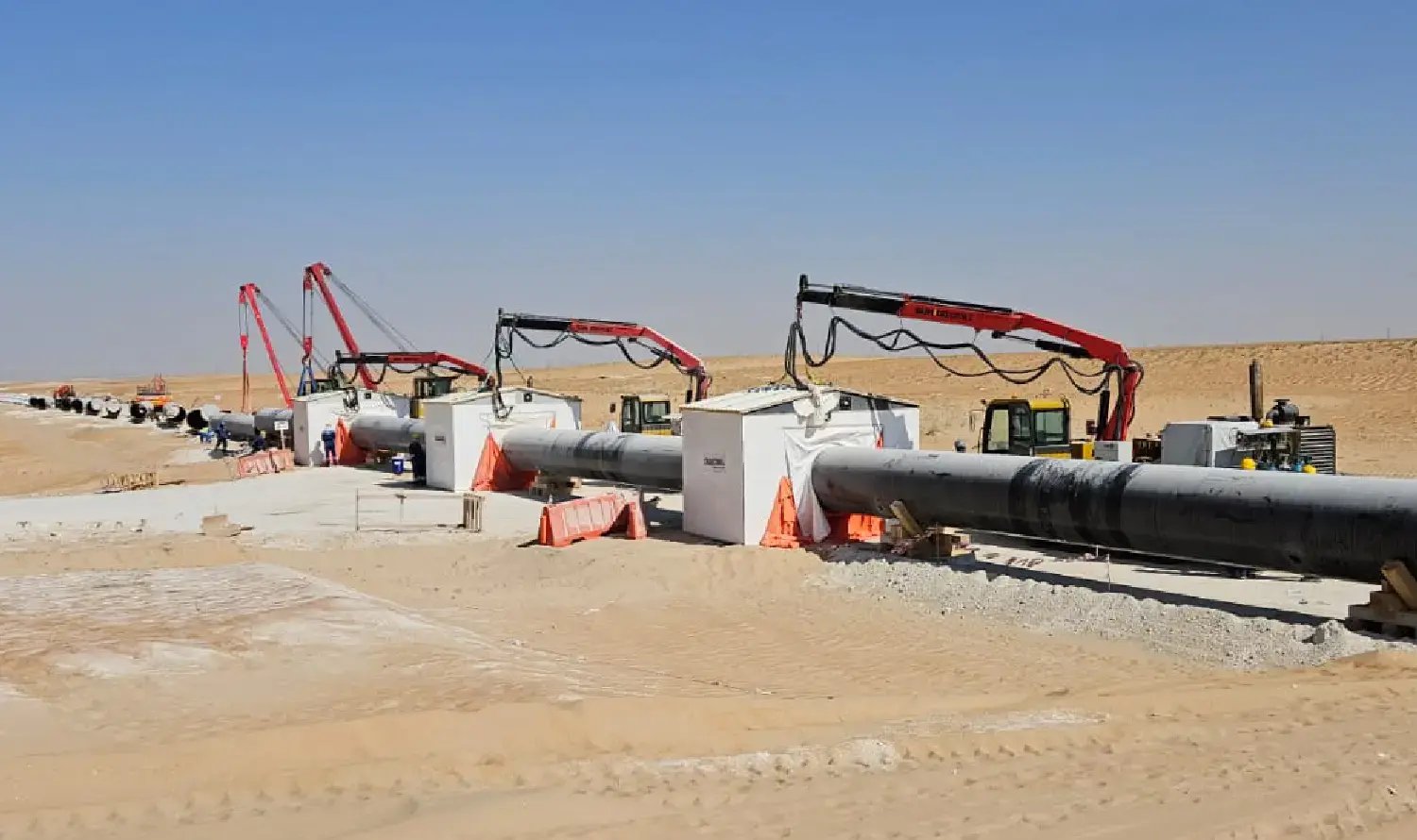project wave Orascom qapqa pipeline automatic welding
