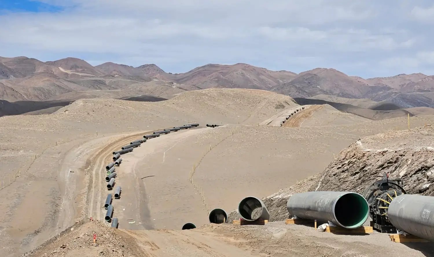 qapqa techint pipeline  collahuasi