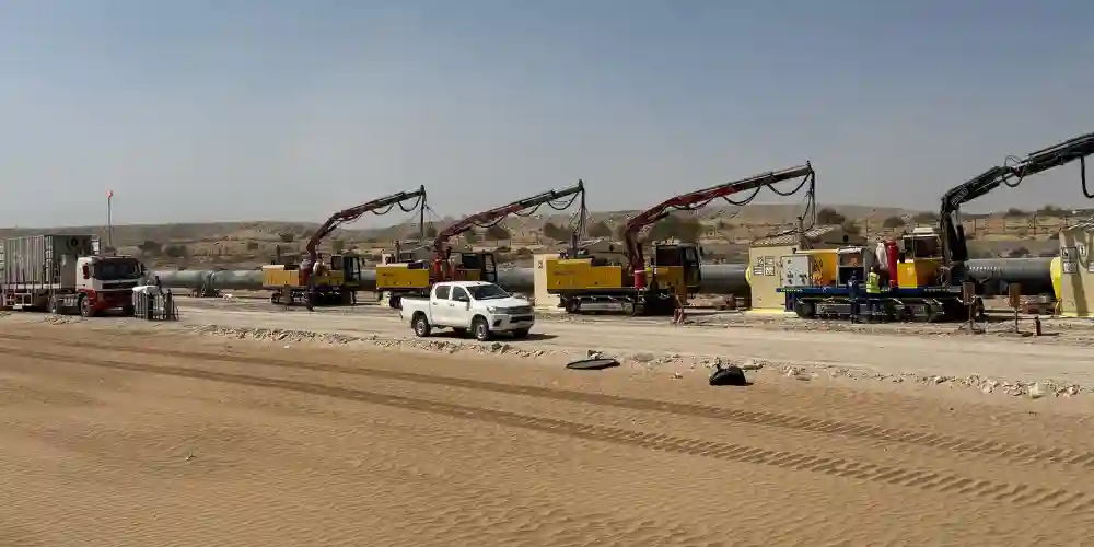 Pipeline welding subcontract completed in the UAE 51.6 km automatic welding delivered ahead of schedule with low repair rates