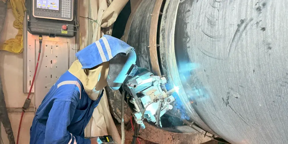 ndrc works for water pipeline compelted